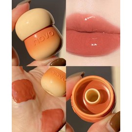 Lovelycat Pudding Glow Lip Balm，Blurring Pudding Pot Lip, Pudding Glow Lip Balm, Non-Sticky Glossy Tinted Lip Balm Makeup, Long-Lasting Waterproof (03#, One Size)
