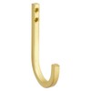 National Hardware N337-905 Reed Multi-Purpose Hook, 4", Brushed Gold