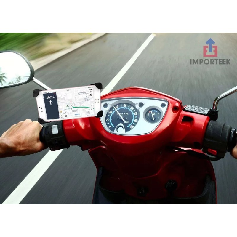 Importeek Soporte Base Sujetador De Celular Universal Bicicleta Motos