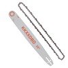 KKXXDBD 20 Inch Chainsaw Guide Bar and Chain, Advance Cut
