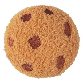 Ushang Pet Dog Cookies Toys Squeaky Plush Chew Toys for Small & Medium Dogs | Funny Dogs Gifts | Dog Party Toys-Tan