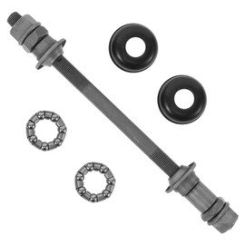 LIFKOME Heavy Duty Reinforced Rear Axle for Mountain Cars, Thick Rear Hub Shaft, High Strength Gray Coating, Bicycle Rear Hub Axle, Road Mountain Bike Compatible