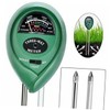 Parliky Soil pH Tester 3-in-1 Digital PH Meter Soil Moisture