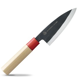 Shimomura KZ-104 KZ-104 Kemizaki Satomi Black Uchi Ajiri 4.1 inches (105 mm), Made in Japan by Tsubamesanjo, Niigata