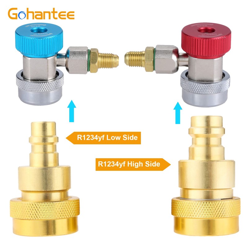 gohantee R134a to R1234yf Adapter, R1234yf Conversion Kit, Air Conditioner