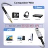 Cable USB a conector de audio AUX macho de 3.5mm,