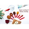 Measuring Cup and Spoons Set of 9-pieces Stackable for Liquid
