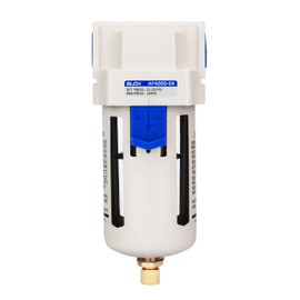 BLCH 1/2 Inch BSP Air Line Dryer - Air Dryer for Compressor, Compressed Air Dryer Air Drying System AF4000-04 Manual Drain Poly Bowl 0-160 PSI 5μm