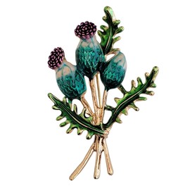 GFM® Scottish Thistle Brooch Pin (BRCH-Thistle-444-JMN)