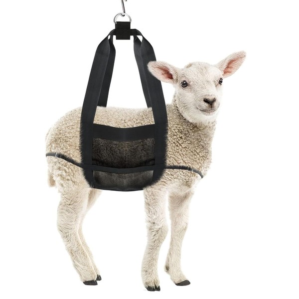 Eslinga para Becerros para Pesar Animales, Malla de Nailon Transpirable,
