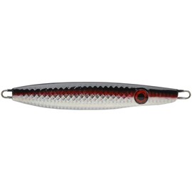 P-Line SJ6-52 Sasin Jig Solid Welded Ring Mustad Hook Bait, Silver Black Red, 4 oz