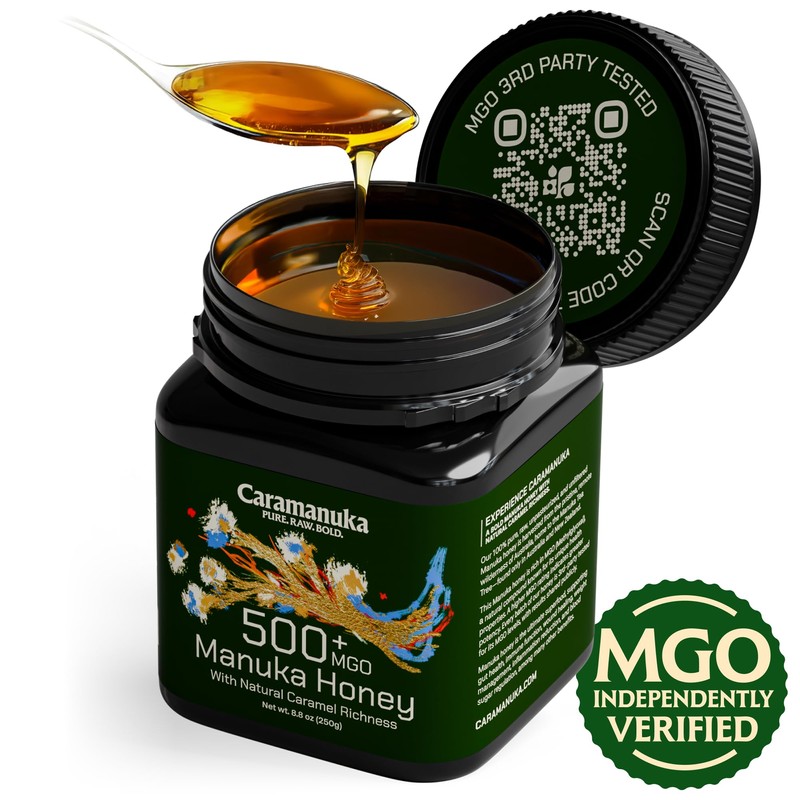 Caramanuka Manuka Honey MGO 500 – 100% Raw & Unfiltered