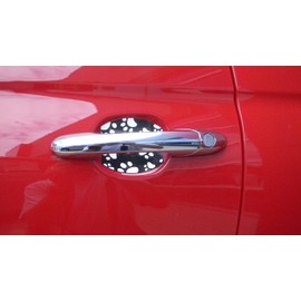 DOG PAWS Auto Accessory Door Handle Trim Molding Scratch Cover Guards 4 Door Pack