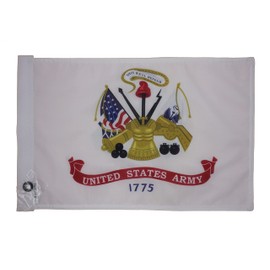 Hot Rides Durable Motorcycle Flag US Army 10 x 15 Inch