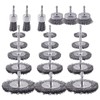 21Pcs Wire Brush for Drill Set for Drill 1/4 Inch