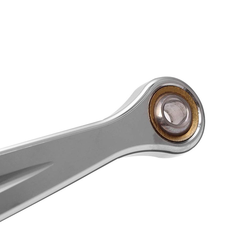 H RUO Chrome Wing Gear Shift Linkage Shifter for Harley