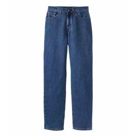 L.L. Bean NEW LL Bean WOMEN'S RELAXED WAIST FADED WASH JEANS SIZE 18 PETITE