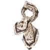 Prettystern 100% Silk Neckerchief Women Men Paisley Silk Scarf Summer