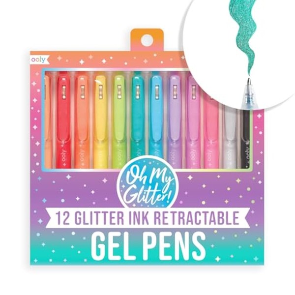 Ooly Oh My Glitter Gel Pens Set Of 12 Cute