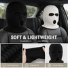 Car Headrest Cover for Interior Decor – 3-Hole Plush Mask-Style