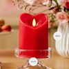 Luminara Flameless Candle Heart Shaped LED Pillar - 3.5" x