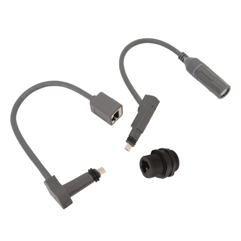 1 Pair SPX Plug to RJ45 Adapters Waterproof 1200Mbps Transfer