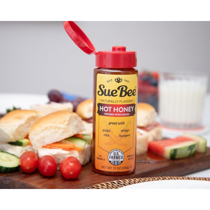 Sue Bee Naturally Flavored Hot Honey Chili Infused For Ribs,
