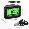 Digital Engine Tachometer & Hour Meter Mini Tach Gauge with