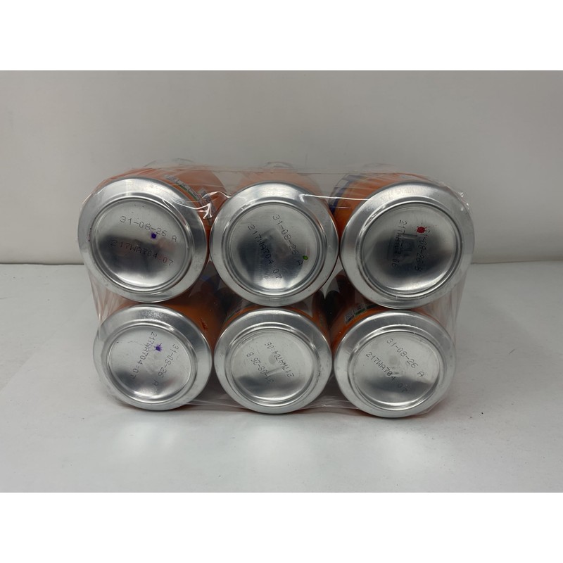European Fanta Orange Soda 6-Pack of Cans 6 x 330