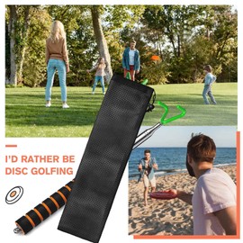 VOOADA Disc Golf Retriever,Multifunctional Telescopic Disc Golf Accessories Extends to 10ft with Easy-to-Carry Bag, Disc Golf Starter Kits with Premium Accessories