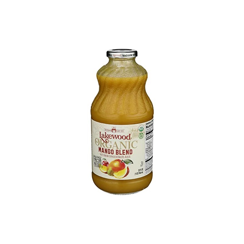 Lakewood Juice Mango Organic, 32 oz