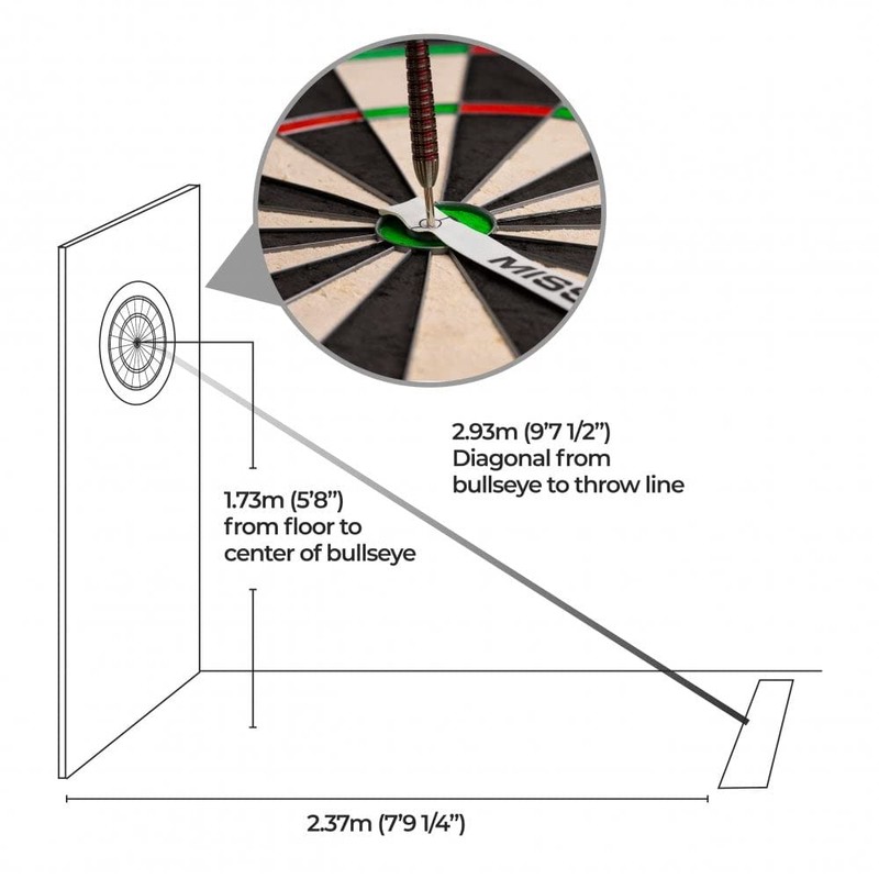 Mission Darts BX078 | Striscia di nastro di misurazione per