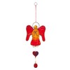 Suncatcher Angel Fibreglass Red 18 cm