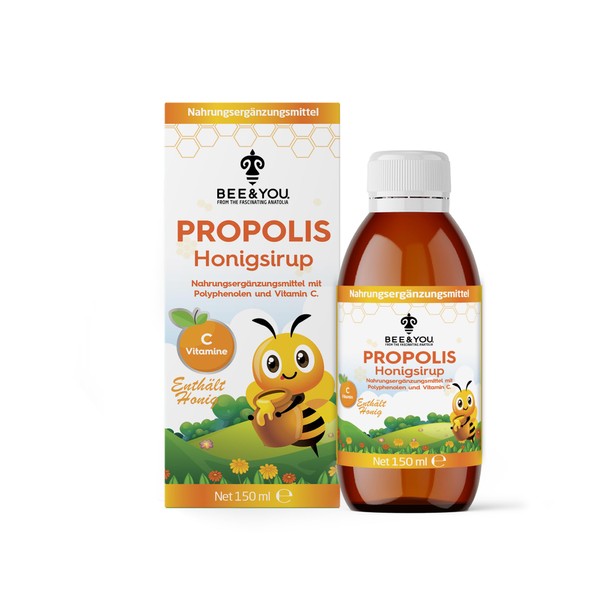 BEE & YOU BEE and You Propolis-Extrakt Honigsirup Mit Vitamin