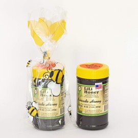 California Raw Avocado Honey 16 Ounces / 1 LB Pure 100% Natural Grade A Unfiltered - Pack Of TWO