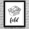 Modern 5th Laundry Room Signs(Set of 4 Unframed-8x10I