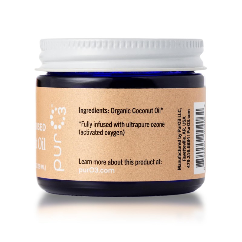 PurO3 Ozonated Coconut Oil – Pure, Natural, Organic Skincare for