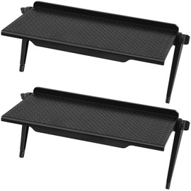 Screen Top Shelf, Pack of 2 Screen Top Shelf, TV Top Shelf, Monitor Storage Shelf, Floating Shelves, Adjustable Screen Shelf, Storage Compartment for Media Boxes, Game Console, Router, Remote Control