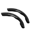 2PCS Steering Wheel Cover Carbon Fiber Pattern Comfortable Touch Delicate