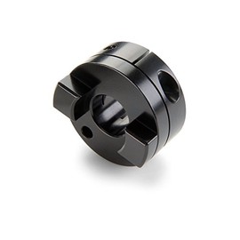 Ruland OCT16-5-A Oldham Coupling Hub, Clamp Style, Black Anodized Aluminum, .313" Bore, 1" OD, 1 1/4" Length