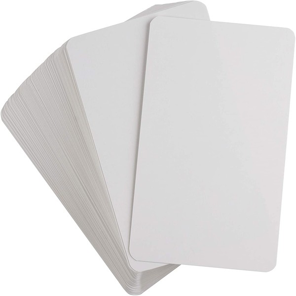 Dry Erase Flash Cards (3 x 5 in, 200 Pack)