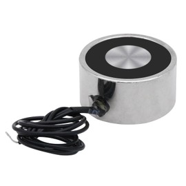 Uxney DC 24V 180N 39LB/18kg Suction Suction Suction Cup Round Electromagnet Magnetic Lifting Cylinder 34 x 18 mm