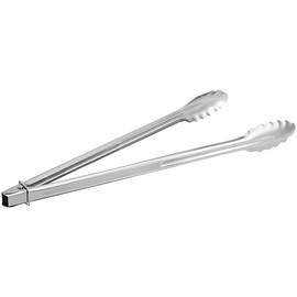 OCS Pro Series 16" Stainless Steel Grilling Tongs | All Purpose Kitchen Utensil Metal Tongs for Home and Commercial Kitchen, Cooking, Food, Serving, Ice, Salad, Grilling, and More