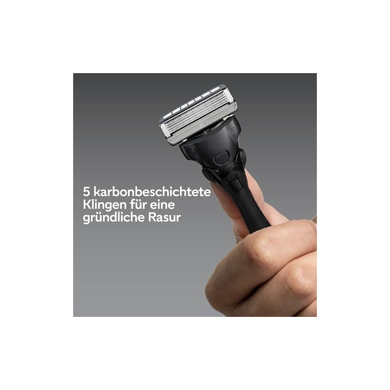 Wilkinson Sword Hydro 5 Ultimate Men's Razor, Hyaluronic Acid, Carbon