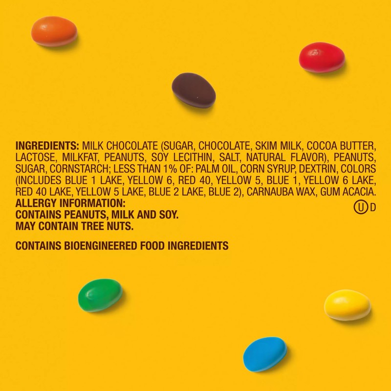 Peanut Milk Chocolate Candy, Bulk Container, 62 oz (62 Ounce