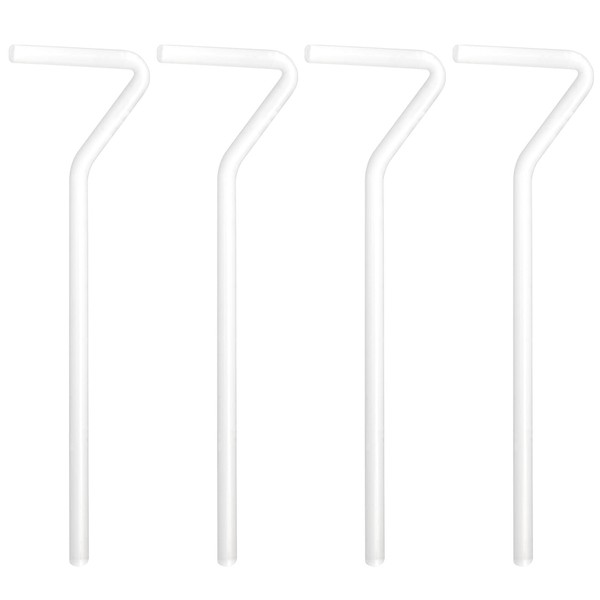4 Pcs Cell Culture Scraper, L- Shaped Glass Coating Rod