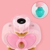 Light Up Bubble Blower Wand Heart Shape Handheld Electric Bubble