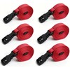6 Pack 1" x 96" Boat Cover Tie Down Straps