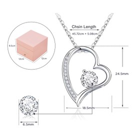 Joyero Rosa Eterna Joyero Rosa Conservada con Collar de Corazón y Tarjetas Bolsas Kit de Regalo para Mujer Regalo de Rosas para Mujer para Cumpleaños Día de la Madre Día de San Valentín Aniversario Regalo de Novia Esposa