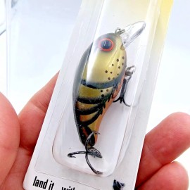 Bandit Vtg New Pre Pradco Bandit 100 Crankbait Fishing Lure Yellow Pack You Pick Color - 1B50 - Brown Fall Craw